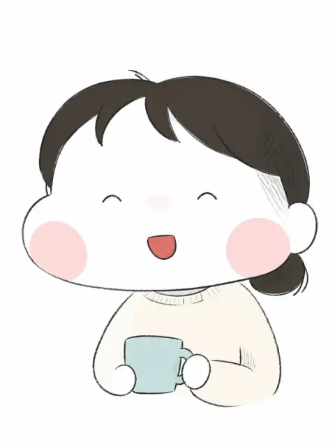 붓펜 형광일기 그림체 카드